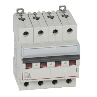 DISJUNCTOR 4P DX3 C25A 6KA 407930