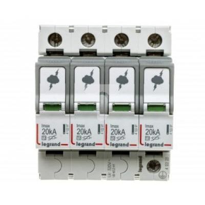 DESCARCATOR SUPRATENSIUNE SPD T2 20kA 4P