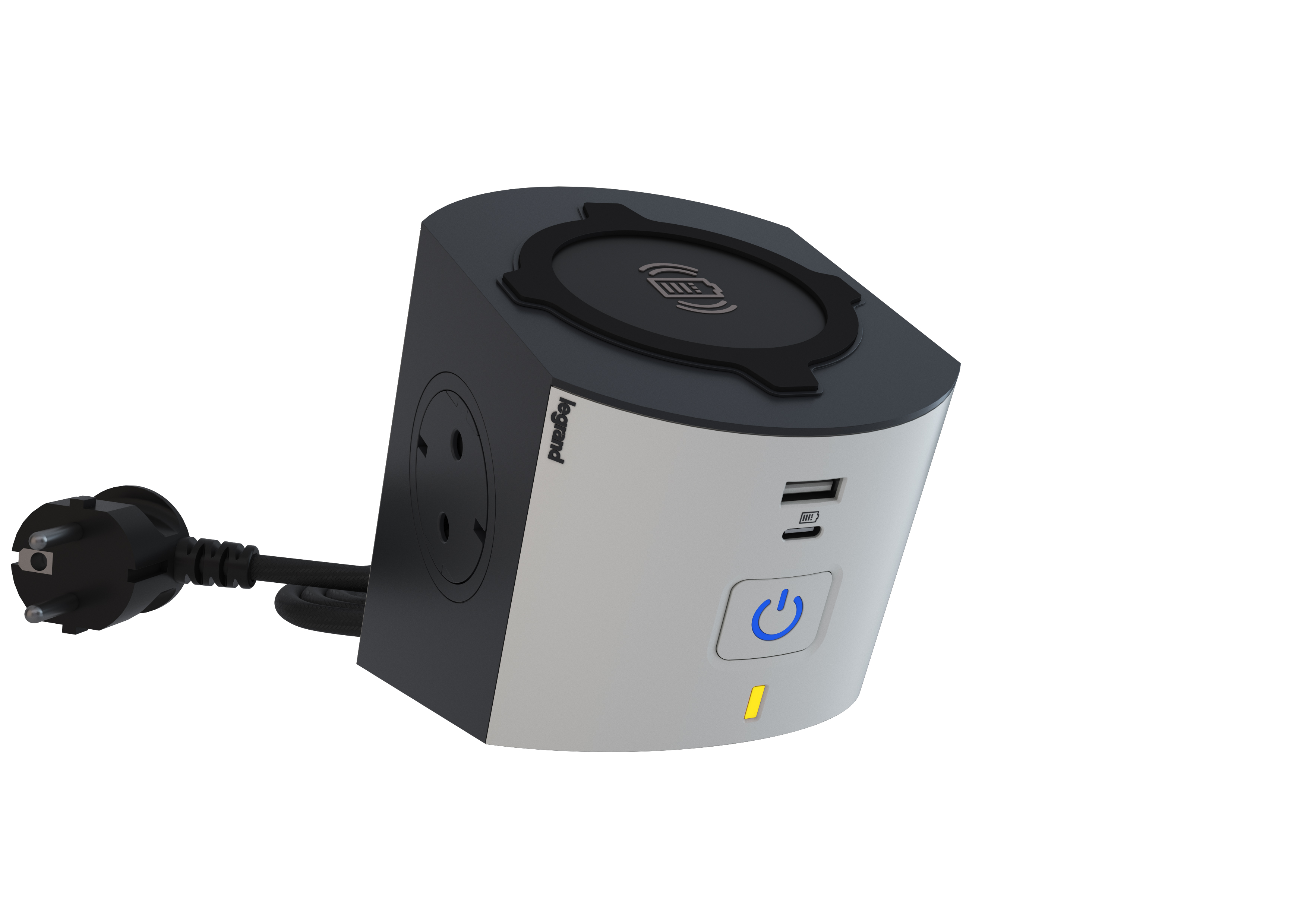 BLOC MULTI VERT INDUCTIE 4PRIZE+2USB 694506