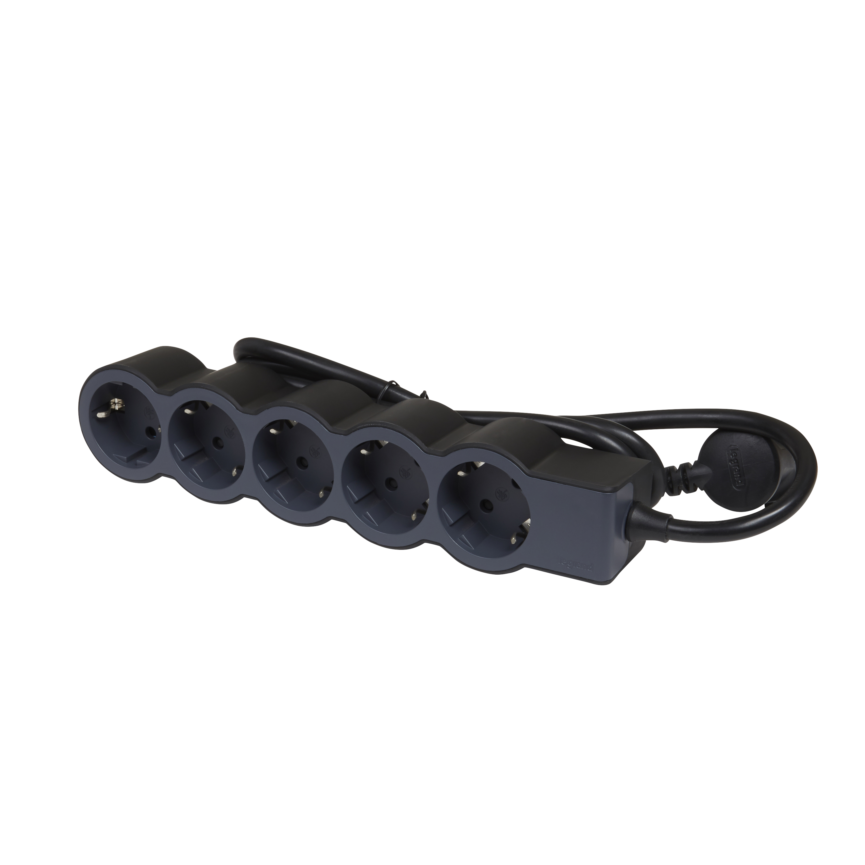 BLOC MULTIPRIZA 5X2P+T 3m NEGRU 694564
