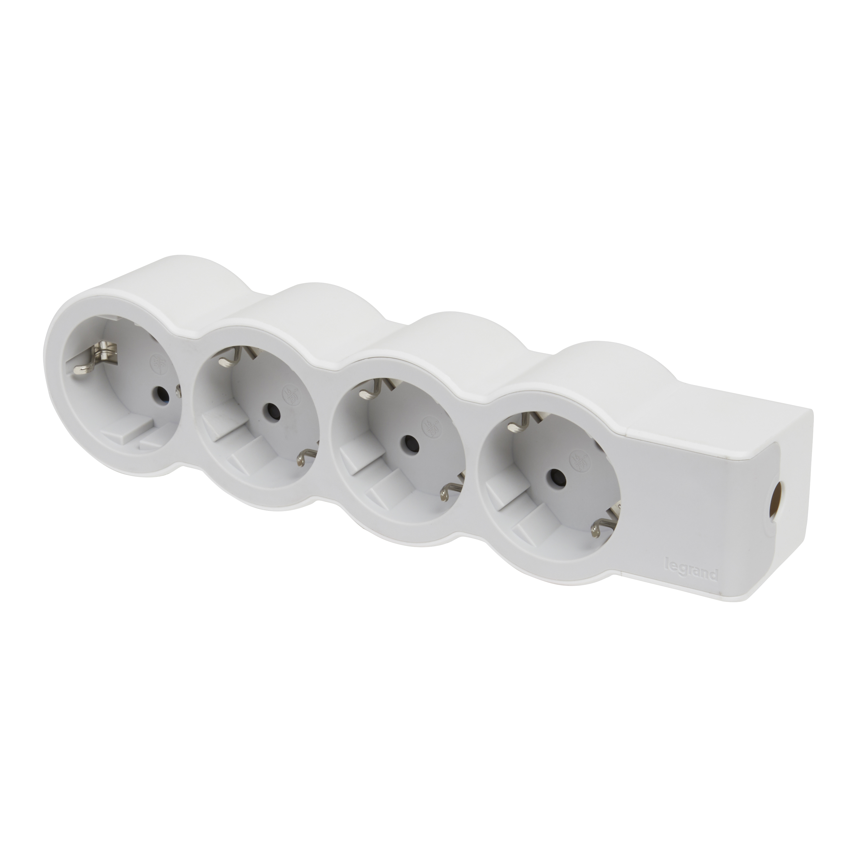 BLOC MULTIPRIZA 4X2P+T ALB GRI