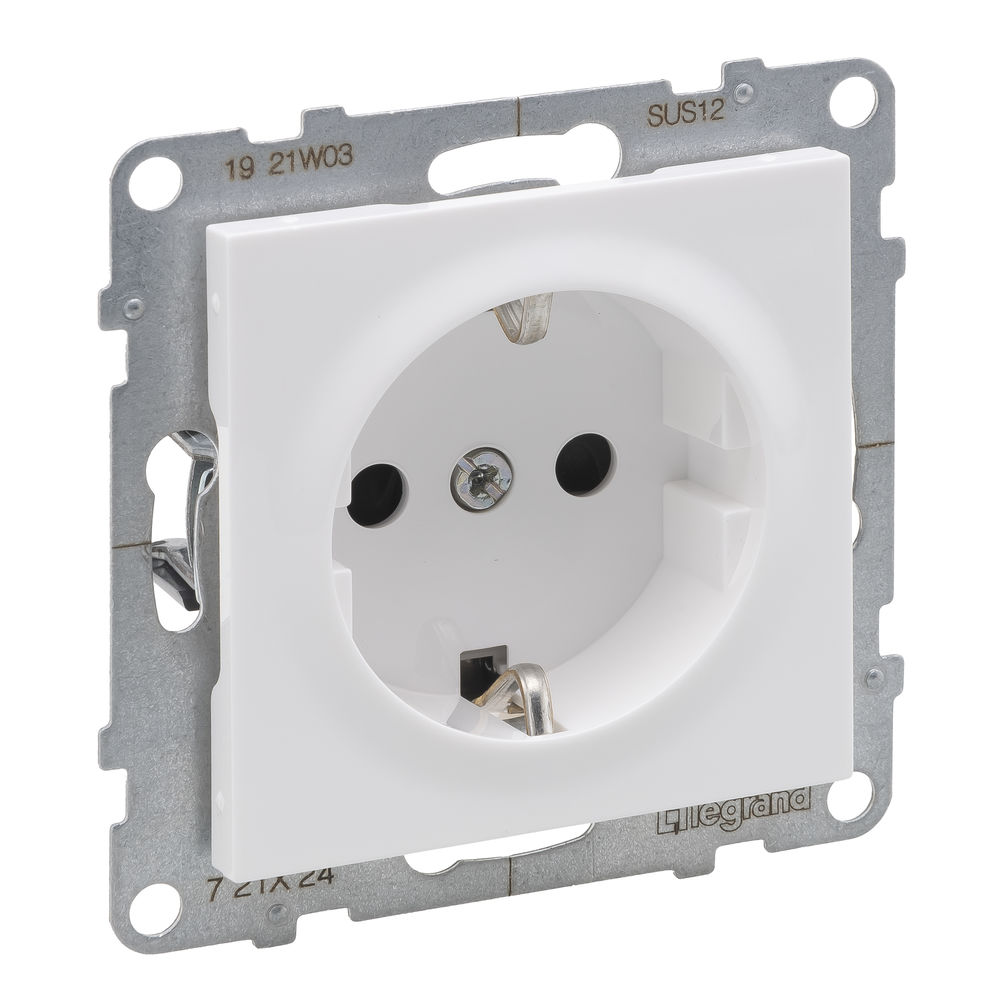 SUNO PRIZA 2P+T PROT. COPII ALB 721124