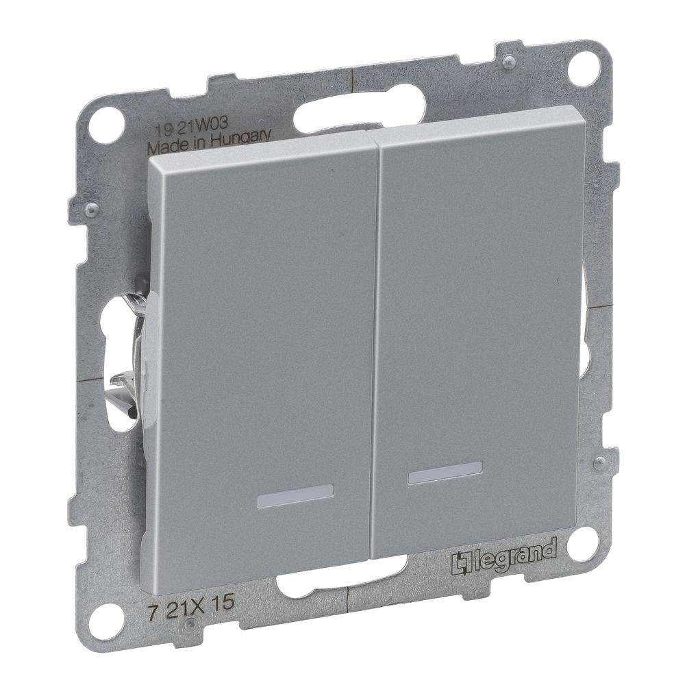 SUNO INTR. DUBLU LED ALUMINIU 721315