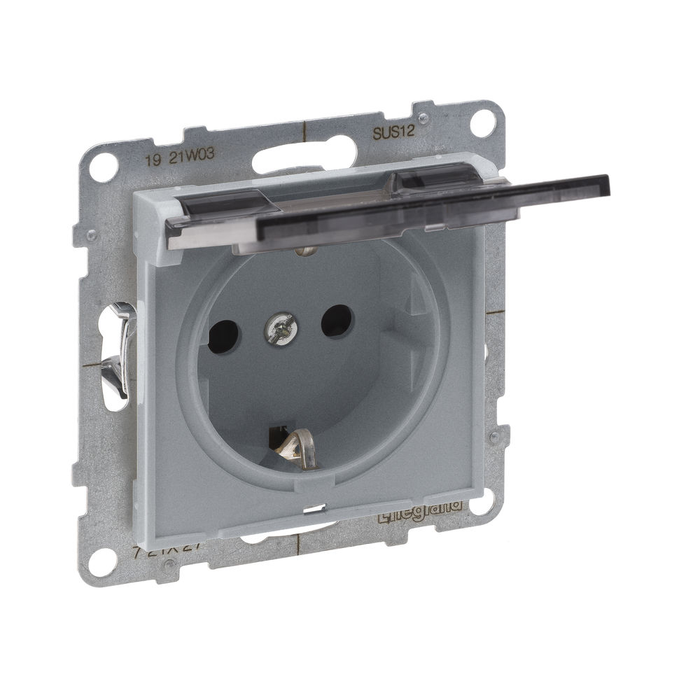SUNO PRIZA 2P+T CU CAPAC ALUMINIU 721327