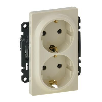 VALENA LIFE PRIZA DUBLA 2X2P+T 16A IVOIRE