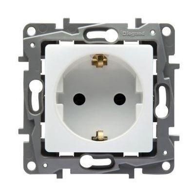 NILOE PRIZA SIMPLA 2P+T 16A PROTECTIE COPII ALB