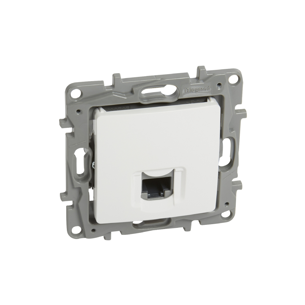 NILOE PRIZA CALCULATOR SIMPLA RJ45 CAT5 ALB