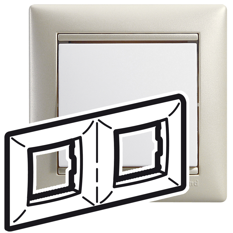 VALENA RAMA 2P ALB PERLAT LIGHT 770472