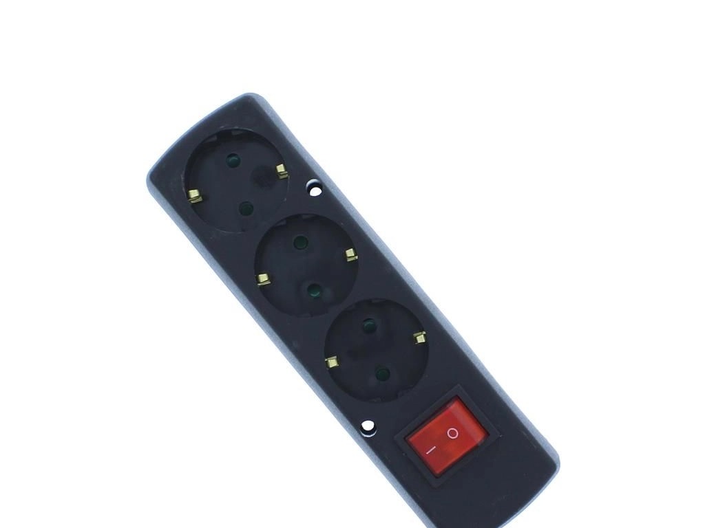 MULTIPRIZA 3P CU INTR NEGRU EXTS-GN-370SWS/SW/BK-PTL