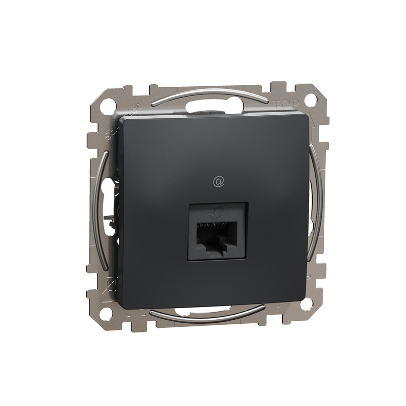 SEDNA NOU PRIZA RJ45 CAT5E ANTRACIT SDD114451