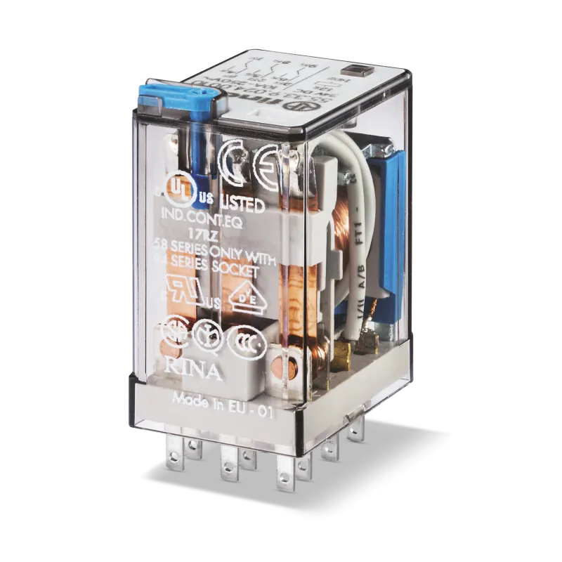 RELEU IND. MINI 4CONT. 10A 230V 3C 55338230010