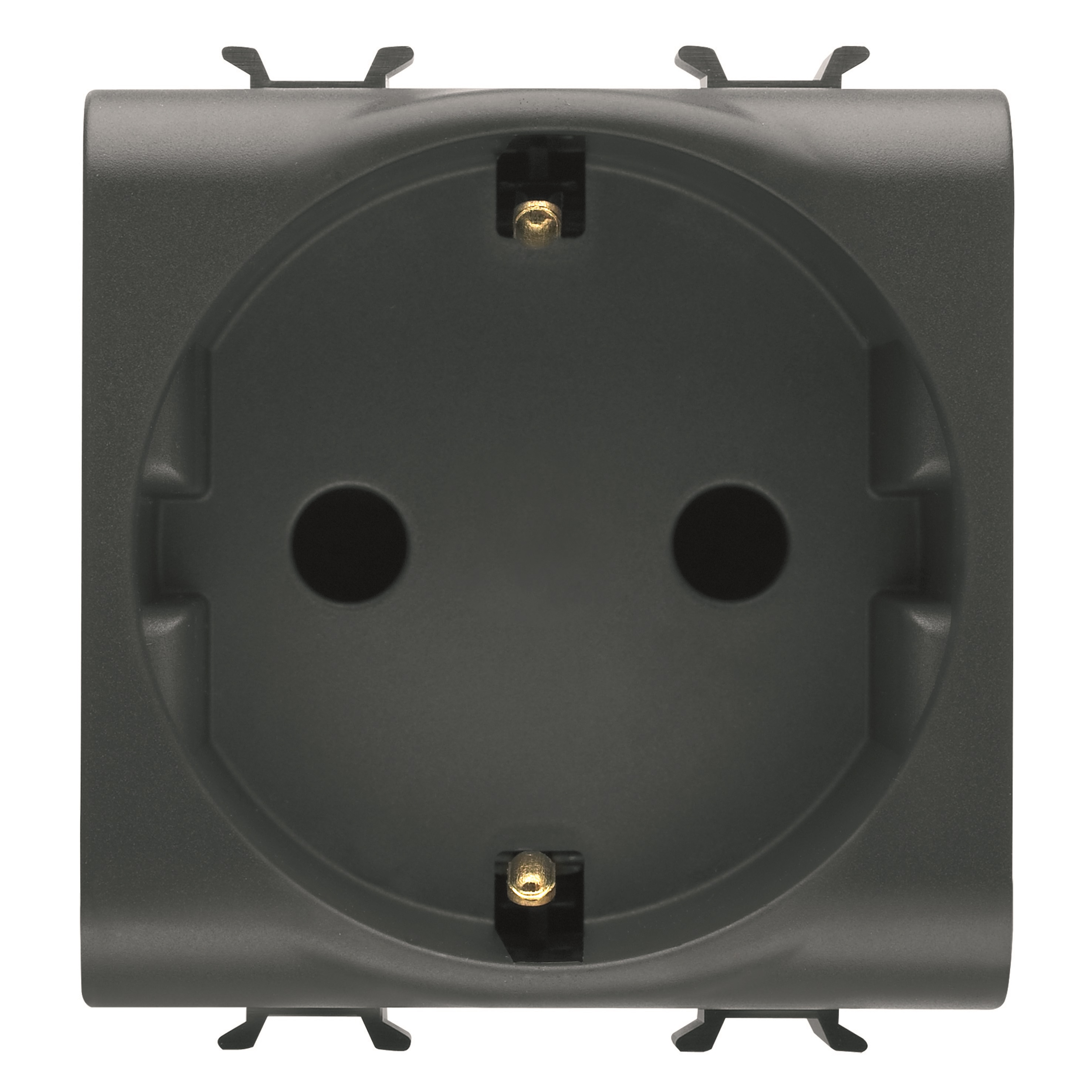 CHORUS PRIZA 2MODULE NEGRU