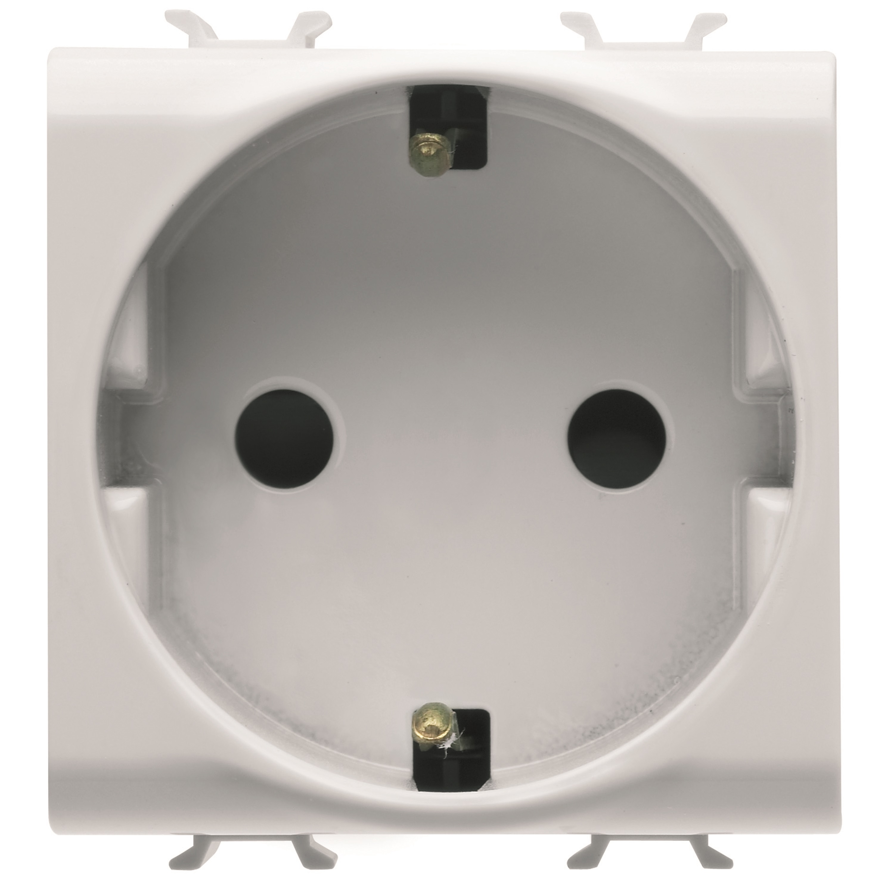 CHORUS PRIZA SCHUKO 2MODULE 2P+T ALB SATIN