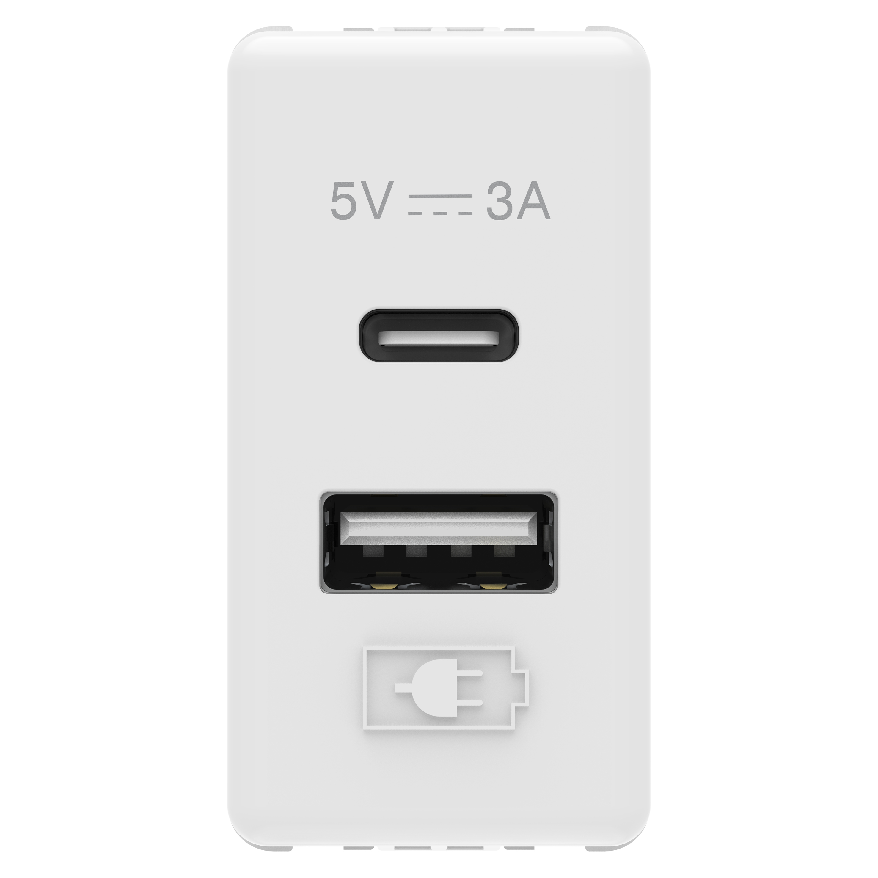 SYSTEM USB A+C 1M 3A ALB GW20363