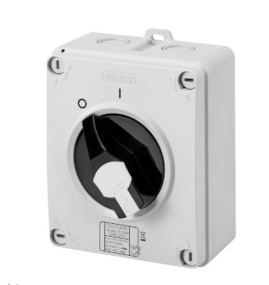 INTRERUPATOR ROTATIV 3P 16A IP66