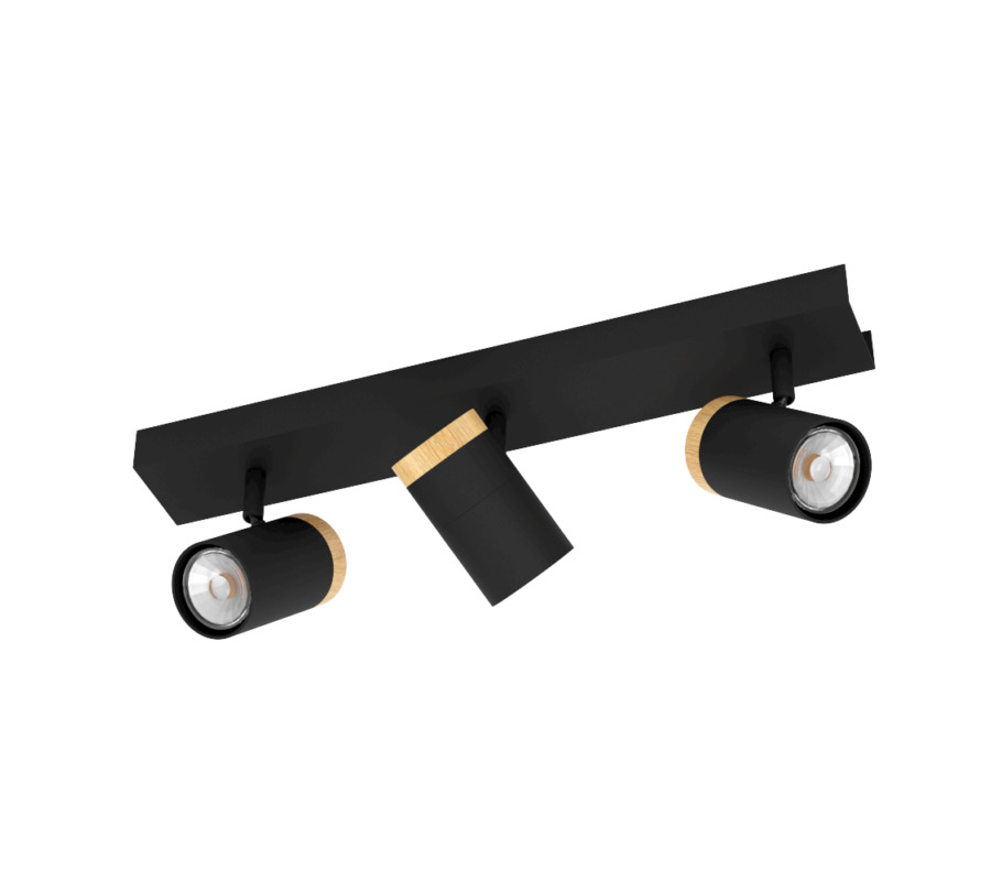 CORP CARTAGENA GU10 3X4,5W NEGRU