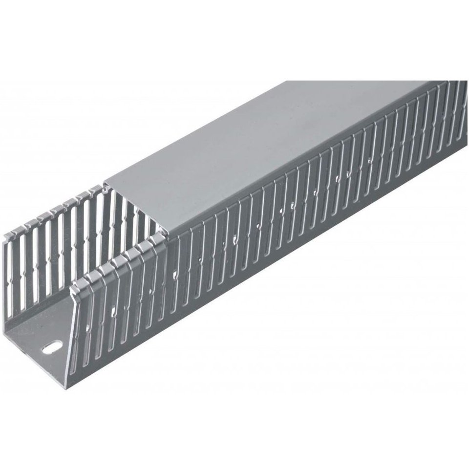 CANAL CABLU PERFORAT 25x80 GRI