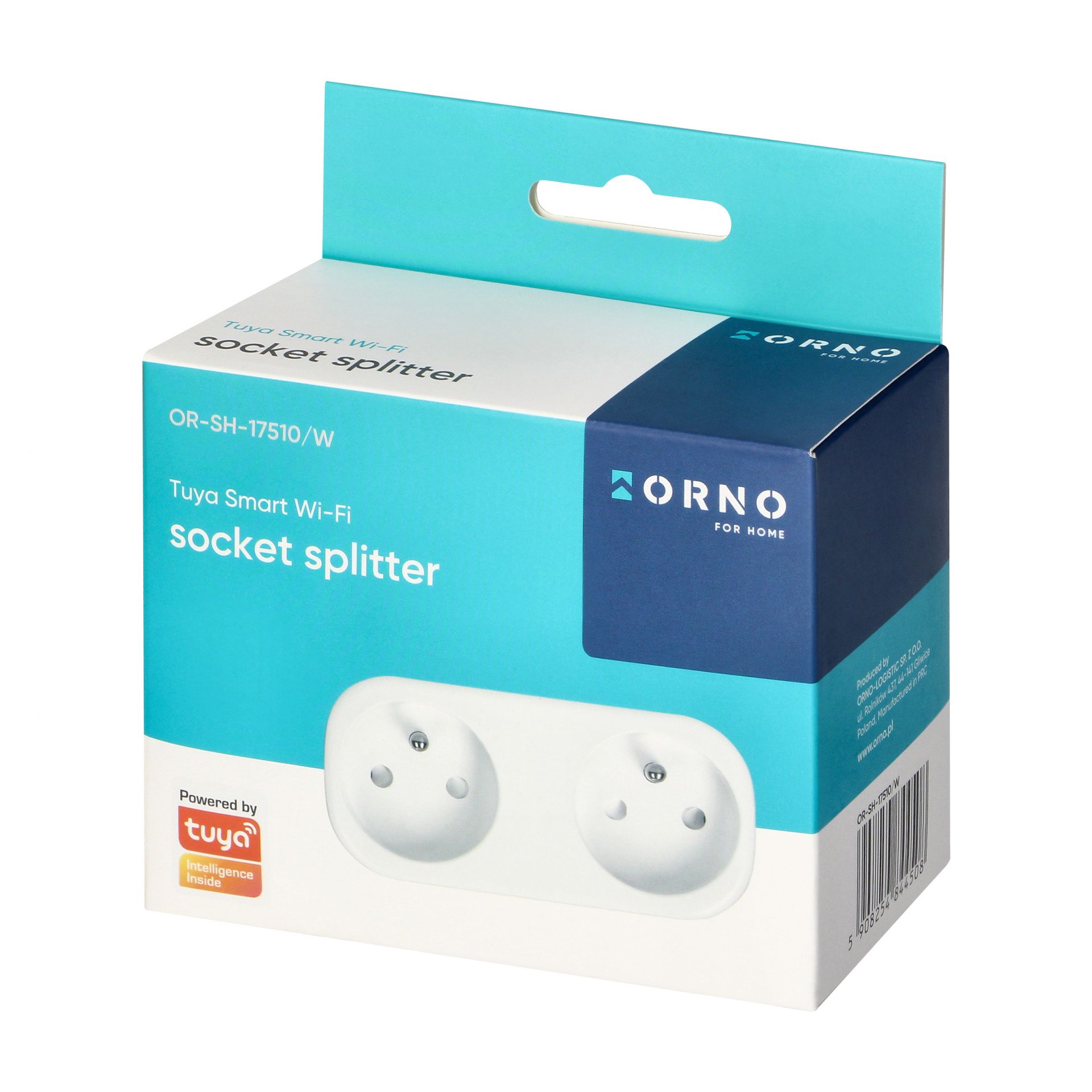 STECHER DUBLU SMART TUYA ORNO ALB OR-SH-17510(GS)/W