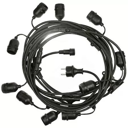 GHIRLANDA EXTERIOR PARTY LIGHT  10 DULII E27 LUNGIME 10M INTERCONECTABILA