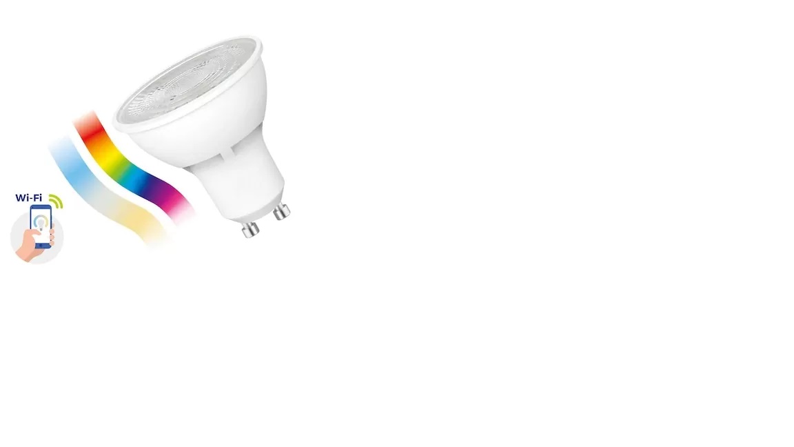BEC LED SMART WIFI 5W GU10 RGB WOJ+14415