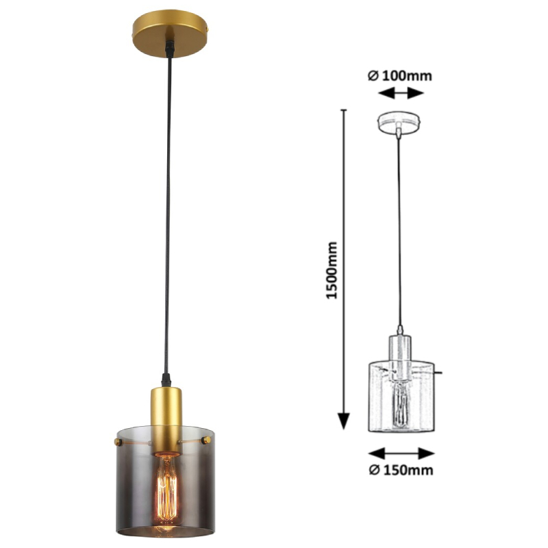 PENDUL DONATI E27 1X40W 5222