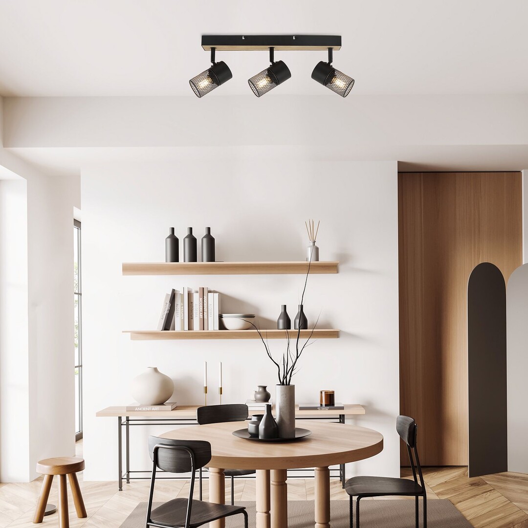 SPOT METTA 3XE14 NEGRU IP20 71153