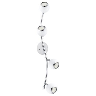 SPOT LED 4X2.5W GU10 ALB/CROM