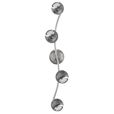 SPOT LED 4X2.5W GU10 NEGRU/CROM
