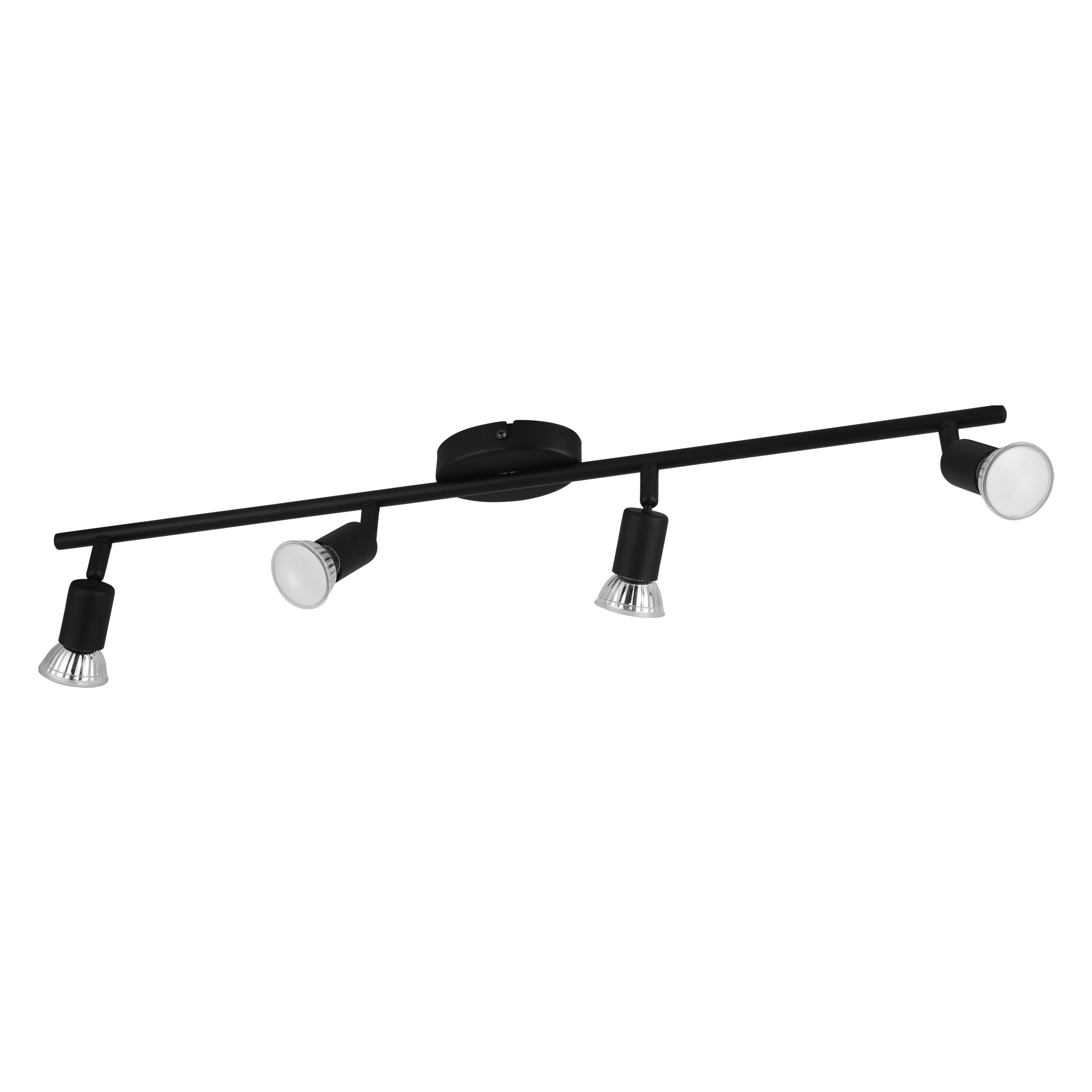 SPOT BUZZ GU10 4x3W NEGRU