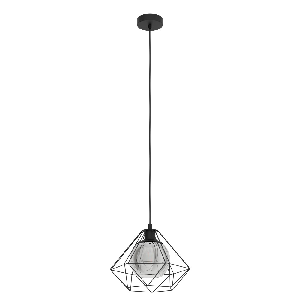 PENDUL VERNHAM 1XE27 NEGRU FUMURIU