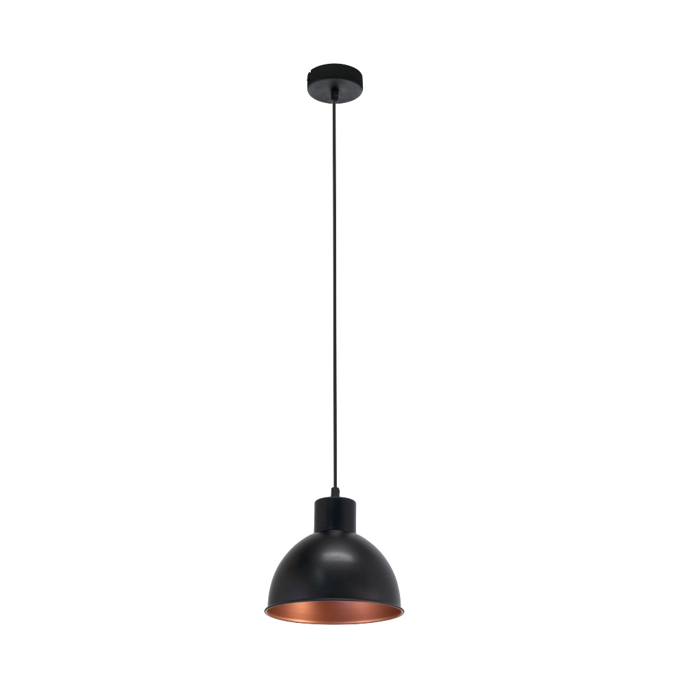 PENDUL TRURO 1XE27 NEGRU CUPRU