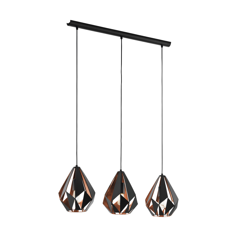 LUSTRA CARLTON 1 E27 3X60W 49991