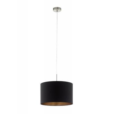 PENDUL PASTERI E27 1x60W NEGRU
