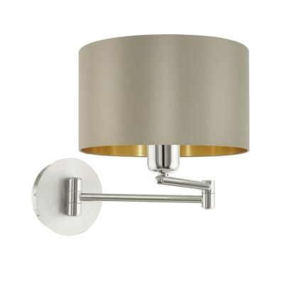 APLICA TEXTIL E27 TAUPE AU 60W 95055