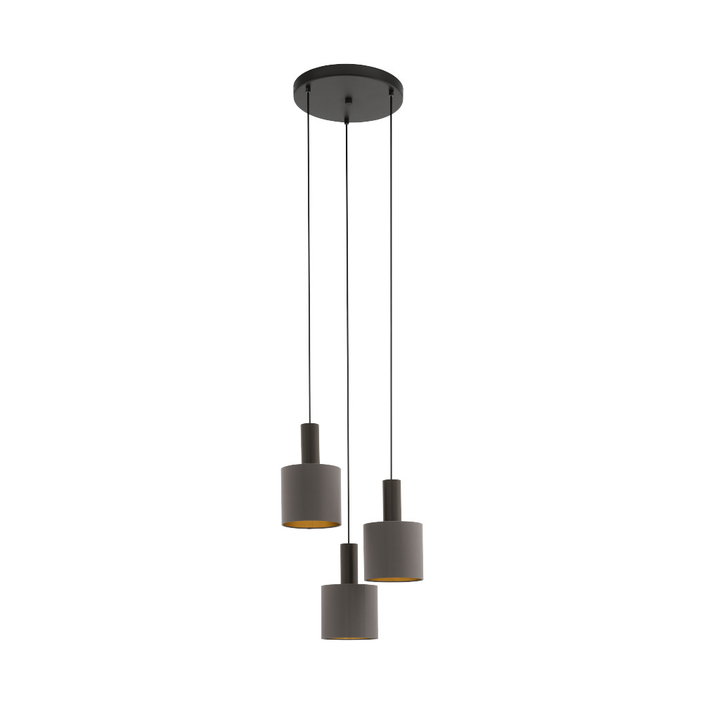PENDUL CONCESSA E27 3X 60W MARO CAP.