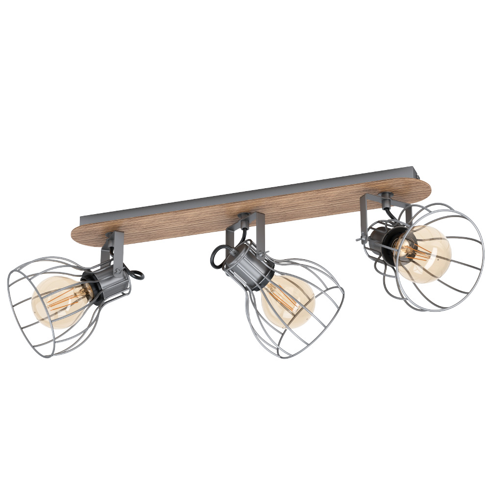 SPOT SAMBATELLO E27 3X40W GUN METAL
