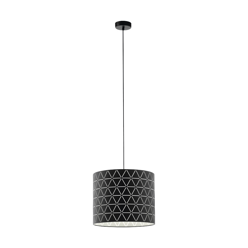 PENDUL RAMON E27 40W NEGRU-ALB