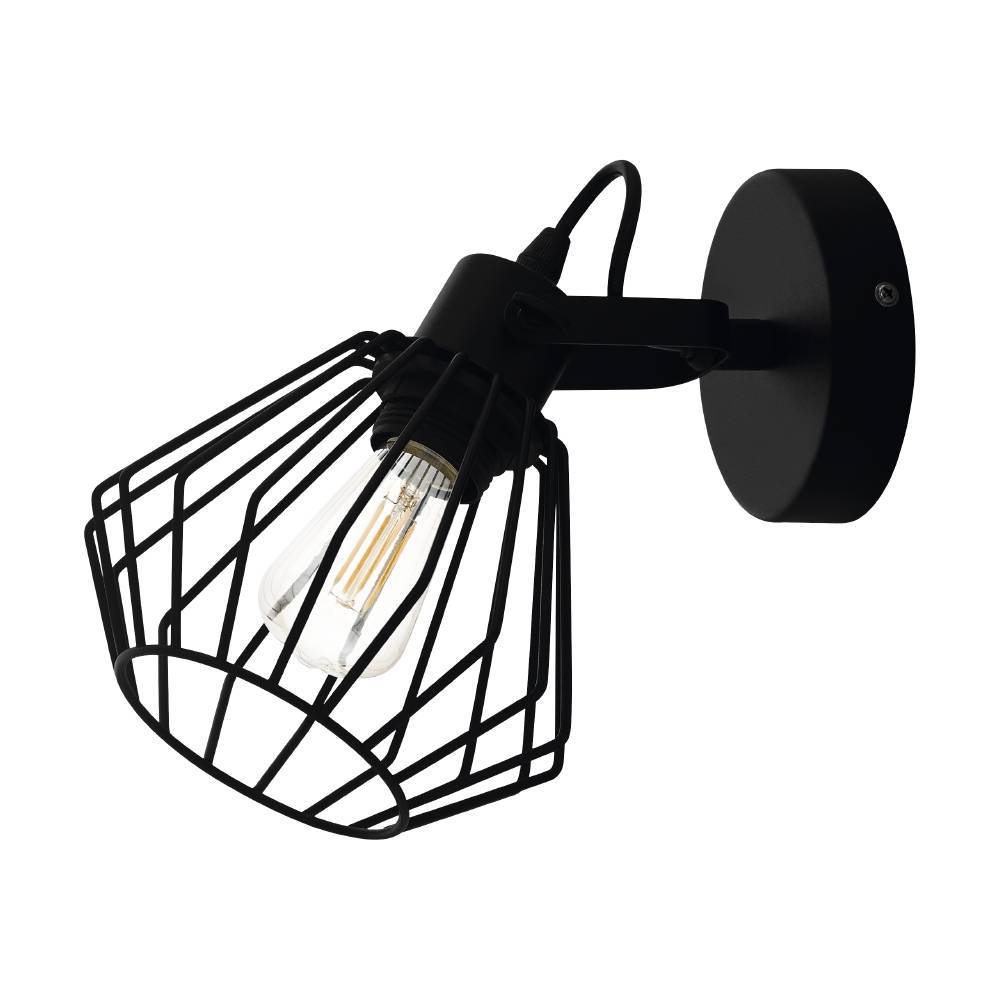 SPOT TABILLANO 1XE27 NEGRU