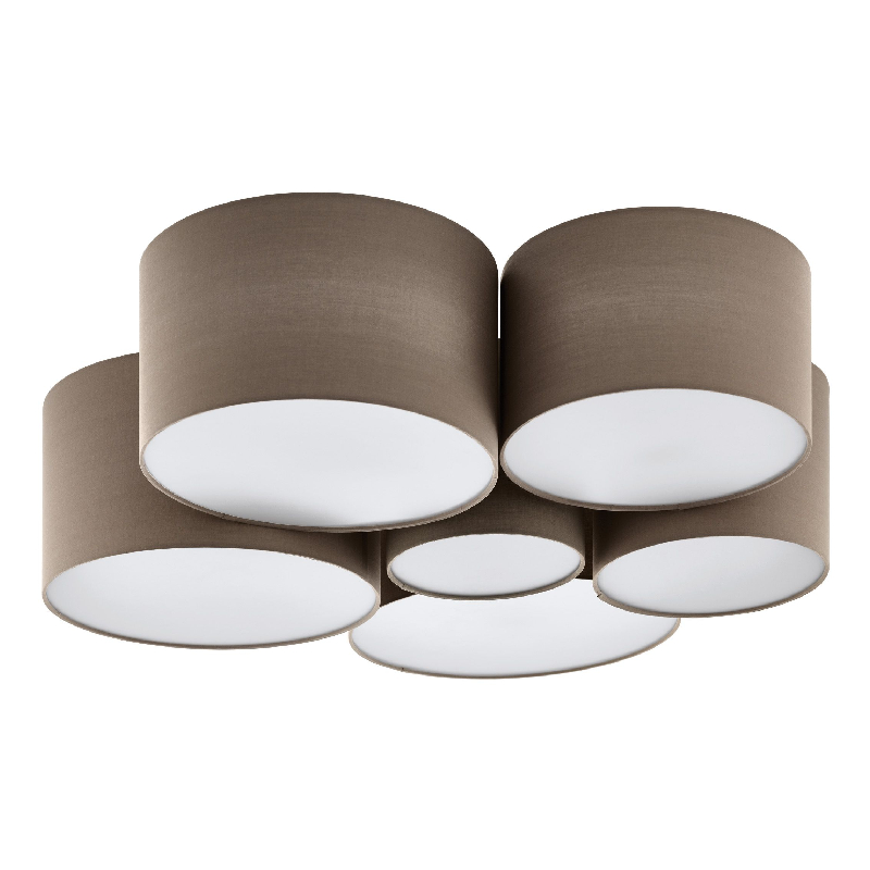 PLAF.PASTORE E27 6X40W TEXTIL 98409