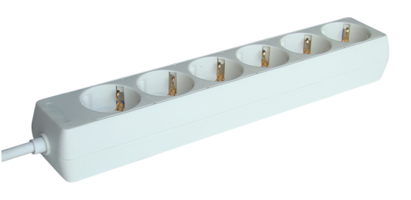 PRELUNGITOR 6PRIZE LUNGIME 1.5m MAXIM 16A 3680W CABLU H05VV-F 3X1