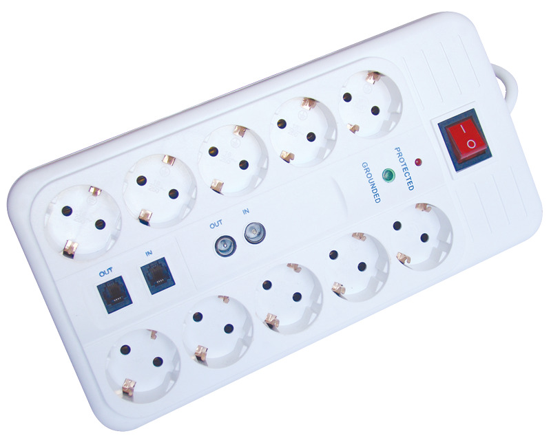 PRELUNGITOR CU PROT. LA SUPRA.10P 3m HNKTM10-3M-KT