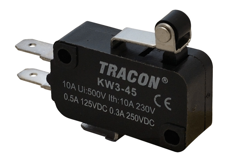MICROINTR. 16A 250V BRAT SCURT 6.3mm KW3-45