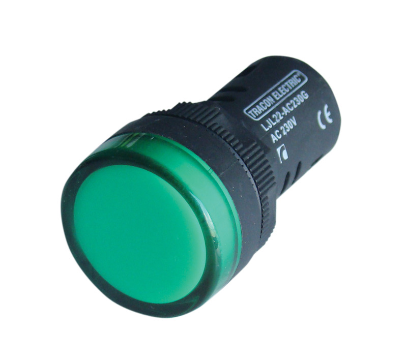 LAMPA SEMN. LED 24V AC/DC VERDE LJL22-GC