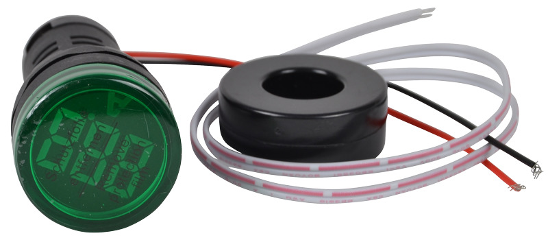 AMPERMETRU INDICATOR LED VERDE NYG3-AG