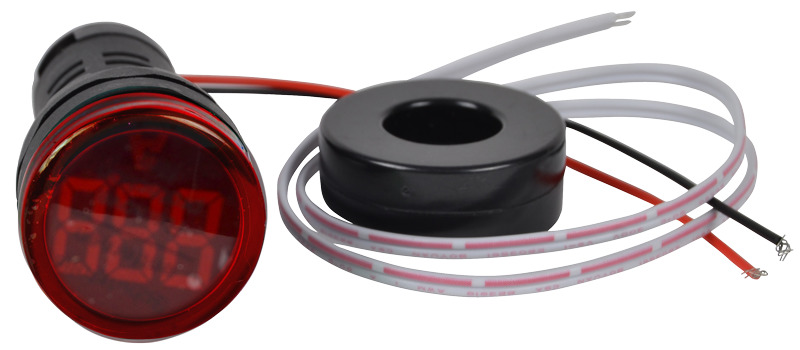 AMPERMETRU INDICATOR LED ROSU NYG3-AR