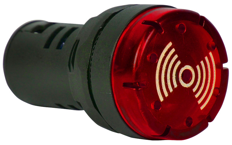 SONERIE LUMINOASA ROSIE 230V D22 NYG3-BFR230