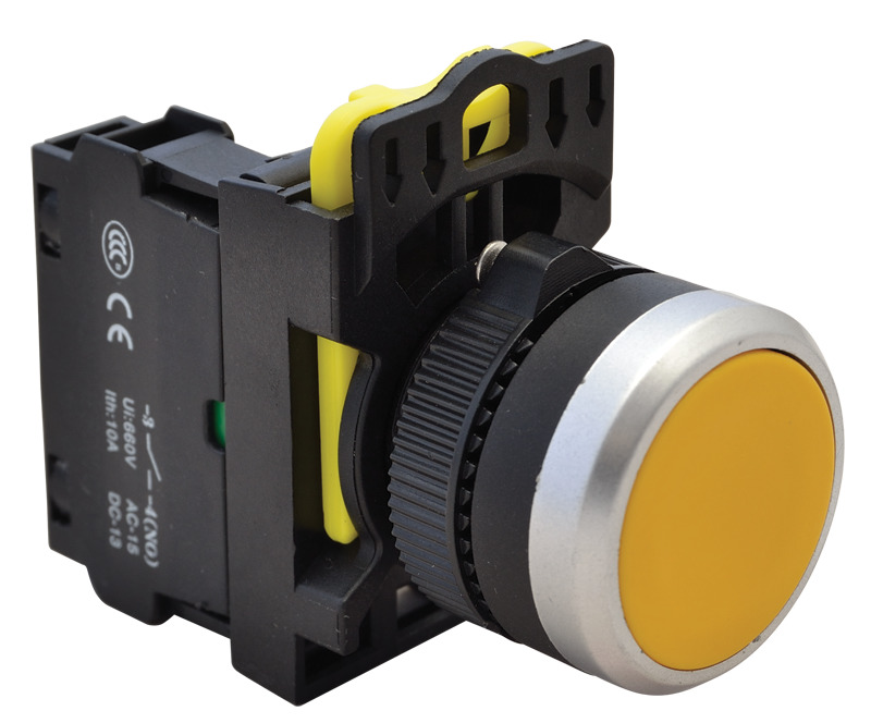 BUTON ON -OFF GALBEN 1NO IP65 NYK3-Y