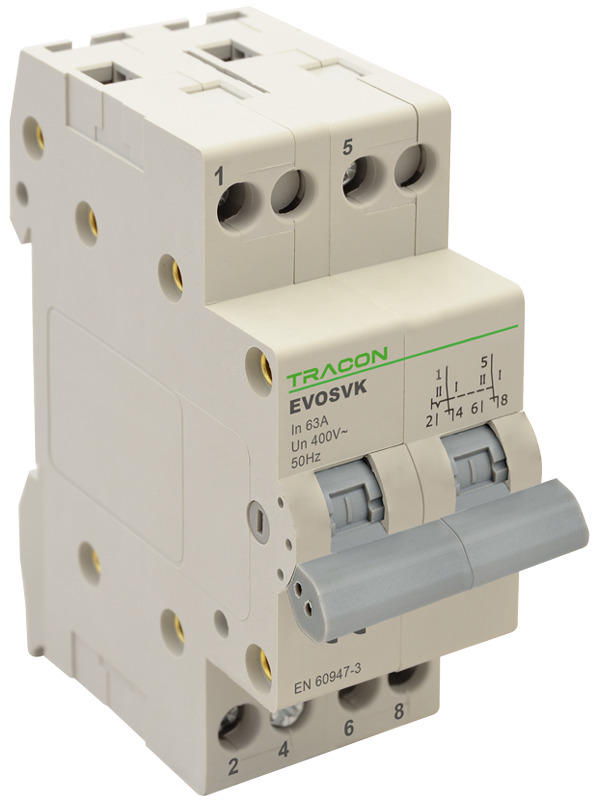 SELECTOR MODULAR 2P 32A IP20 230V