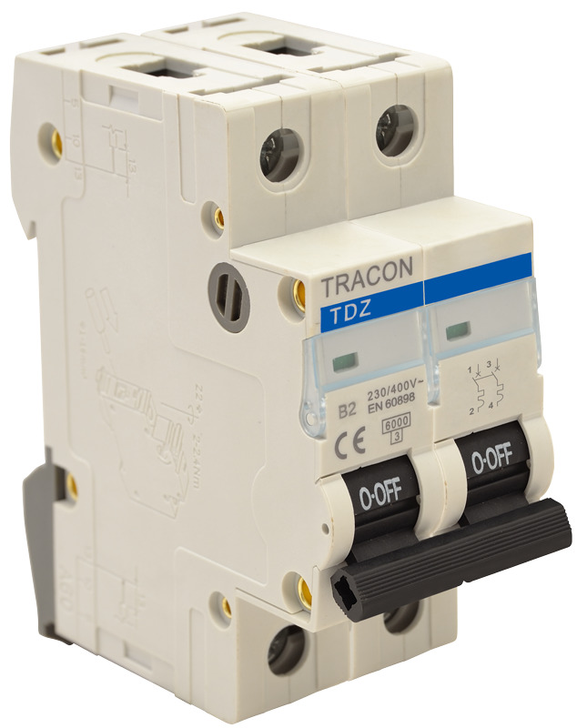 DISJ. 2P C 40A 6kA TDZ-2C-40