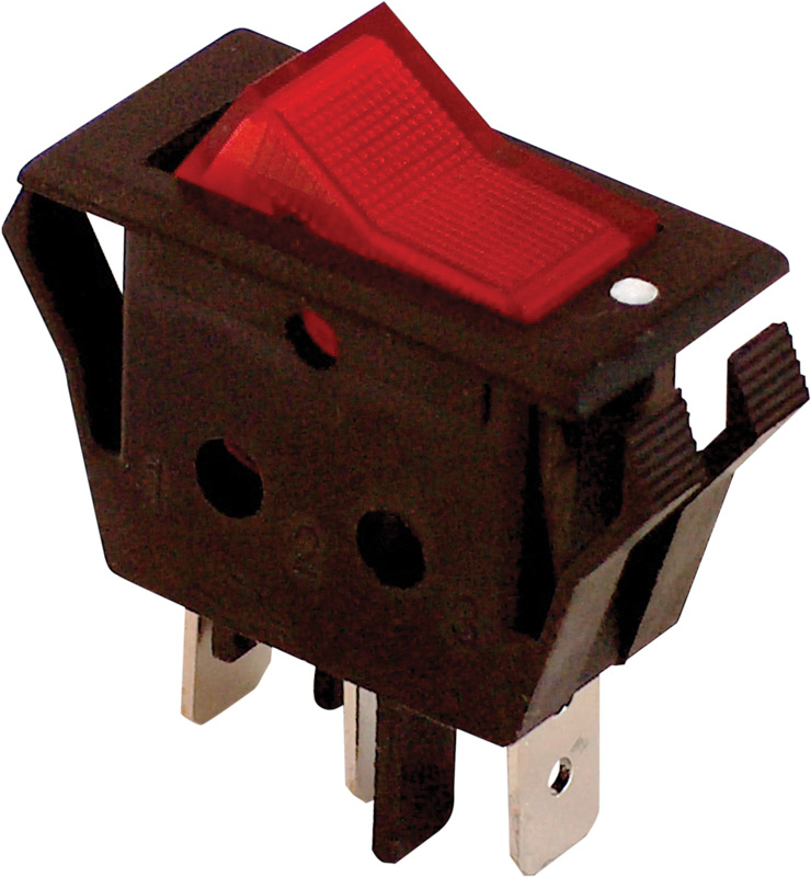 BUTON ROSU ON-OFF APARATE, ILUMINAT TES-11